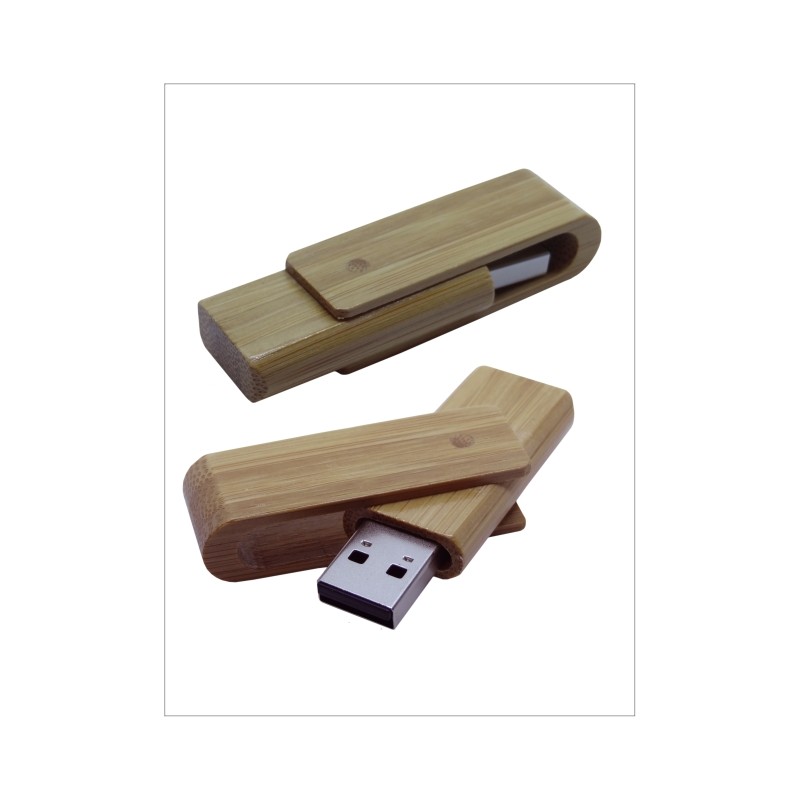 Usb Giratoria Bambu