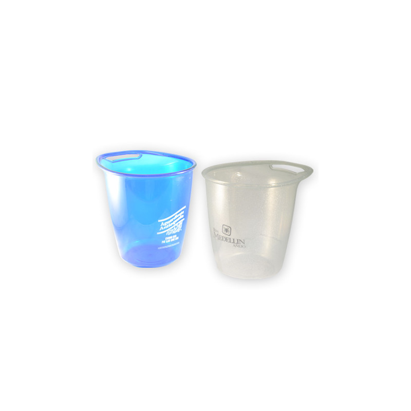 Hielera con agarradera flexible Cristal