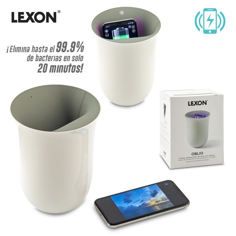 CARGADOR INALAMBRICO DESINFECTANTE OBLIO LEXON