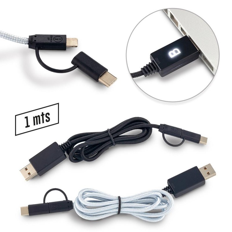 CABLE MULTICARGADOR LIGHT UP
