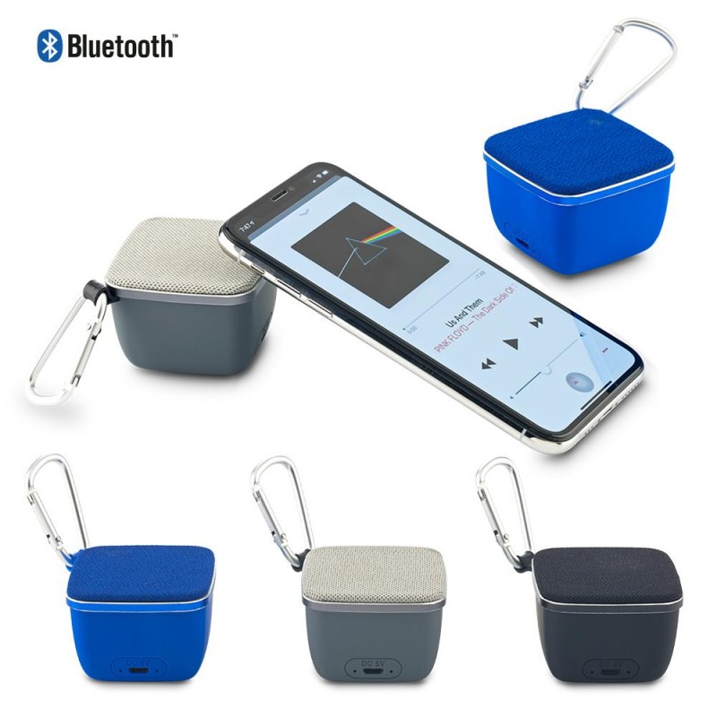 MINI SPEAKER BLUETOOTH CON CARABINERO