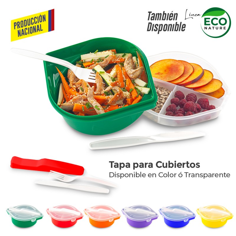 Portacomidas con Cubiertos Jakarta