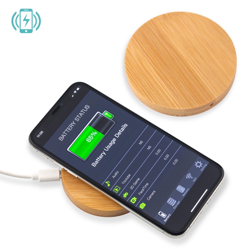 Cargador Inalambrico Bamboo