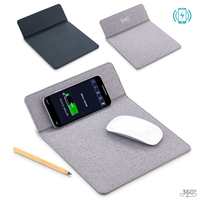 Mouse Pad con Cargador Inalámbrico Slim