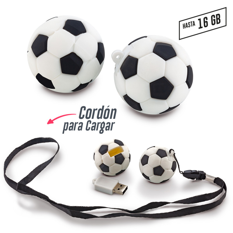 PVC Memoria USB Soccer