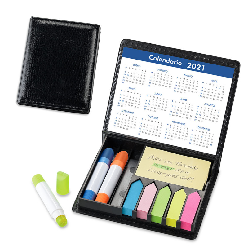 Set Escritorio en PU Stickies y resaltadores magicos
