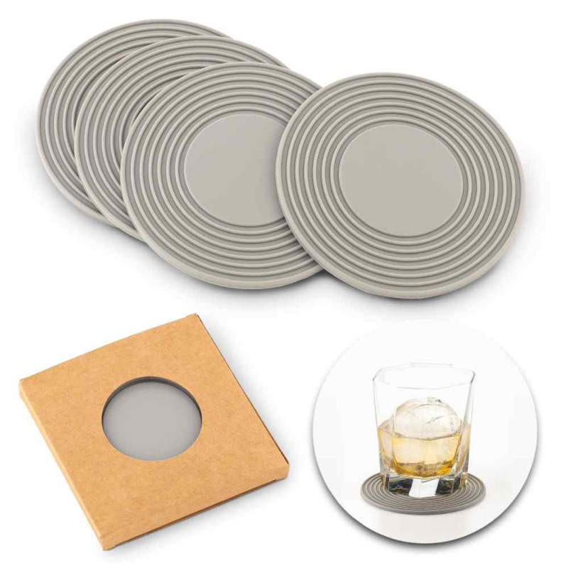 Set de Portavasos en Silicona