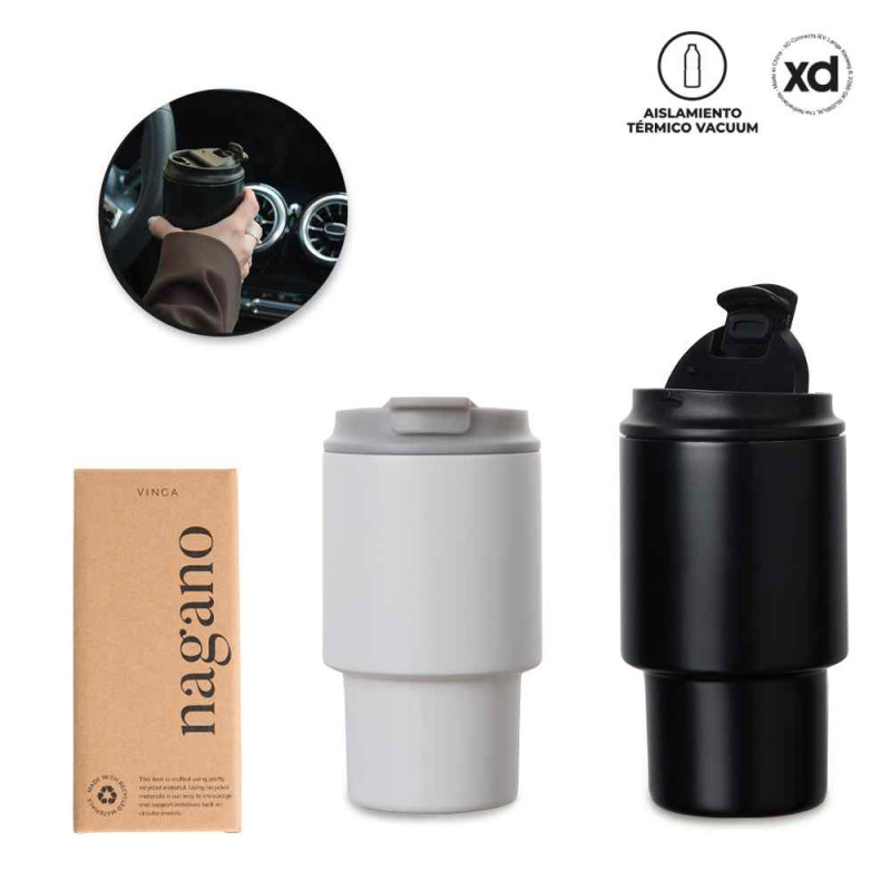 Mug Metálico Nagano Vinga 350ml