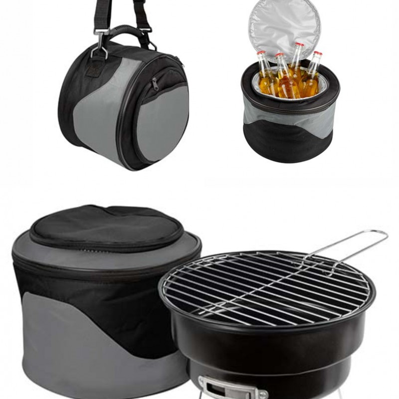 BBQ Grill con Nevera Lonchera