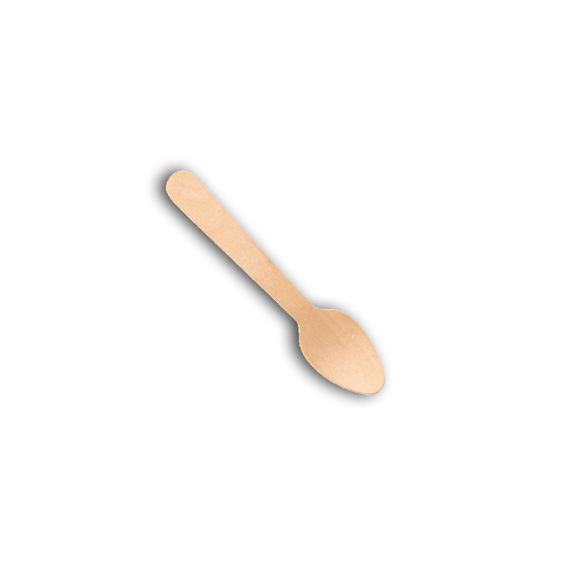 Cubierto de Madera Cuchara Postre
