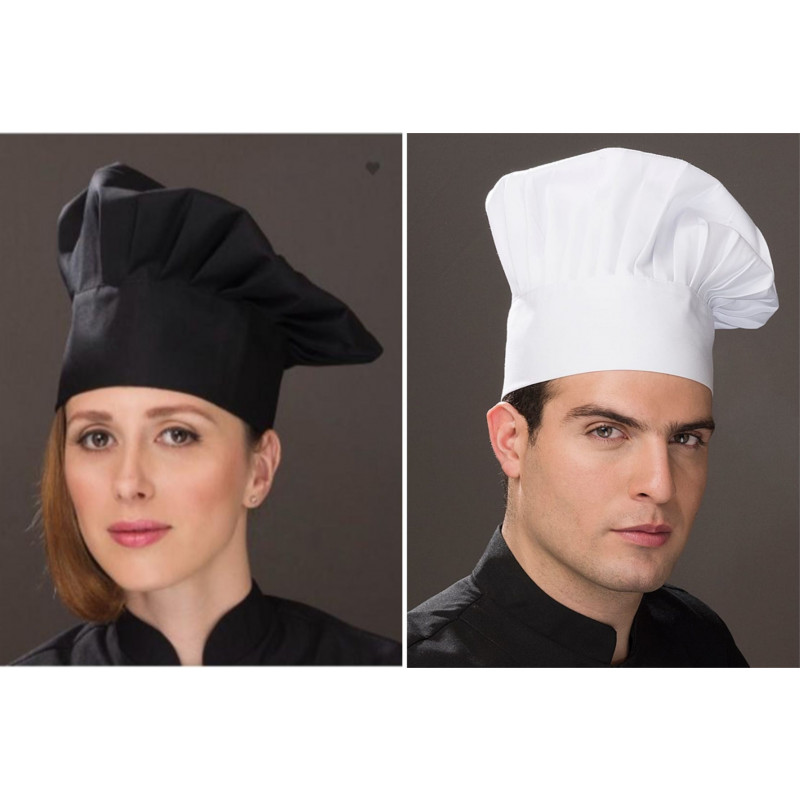 Gorro de chef tipo champiñon