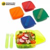 PORTA COMIDA SENCILLO CON CUBIERTOS