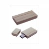 Usb madera rectangular con tapa