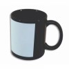 Mug etiqueta Negro