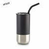 Mug Metálico con Pitillo 600mlc
