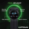 Masajeador Pistola Liftgun Pro 30 Niveles +lcd +8 Cabezales