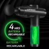 Masajeador Pistola Liftgun Pro 30 Niveles +lcd +8 Cabezales