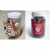 Frasco plástico de 100, 120 ó 250ml con dulces o chocolates