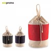 Bolso British en Yute y Algodon
