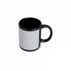 Mug Negro con Recuadro Blanco