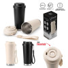 Mug Metálico Brinox 480ml