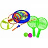 Kit frisby, raqueta pequeña y disco volador