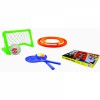 Kit Cancha Futbol, NBA, Raqueta Grande, Frisbee Ovni, Juego 3 en 1 (Ajedres-Damas-parques )